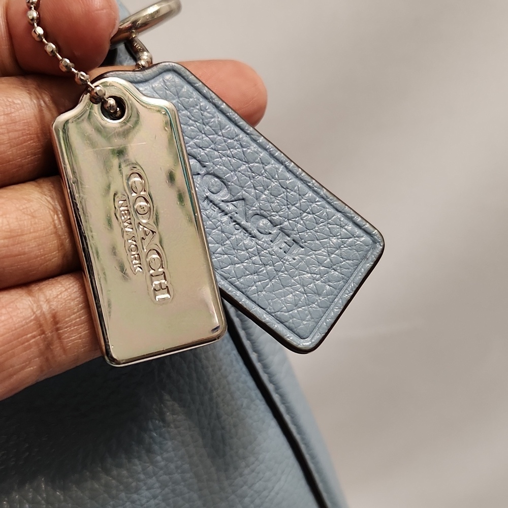Coach Amber Pebble Leather Hobo Shoulder Bag - Picture 4 of 16